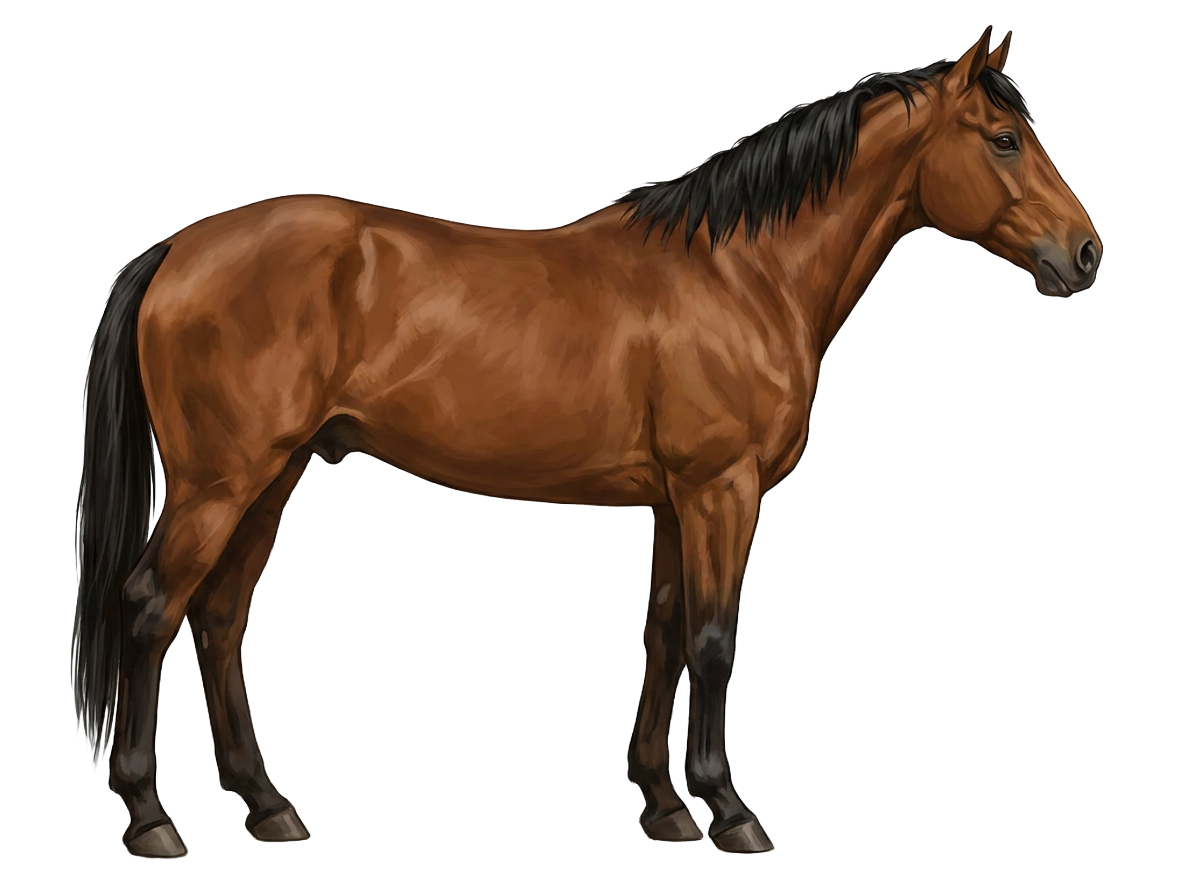Bay horse