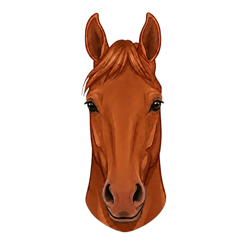 Pony face &mdash; drop the marking here
