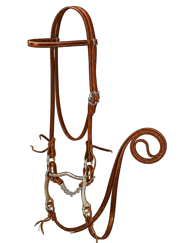 Western bridle example