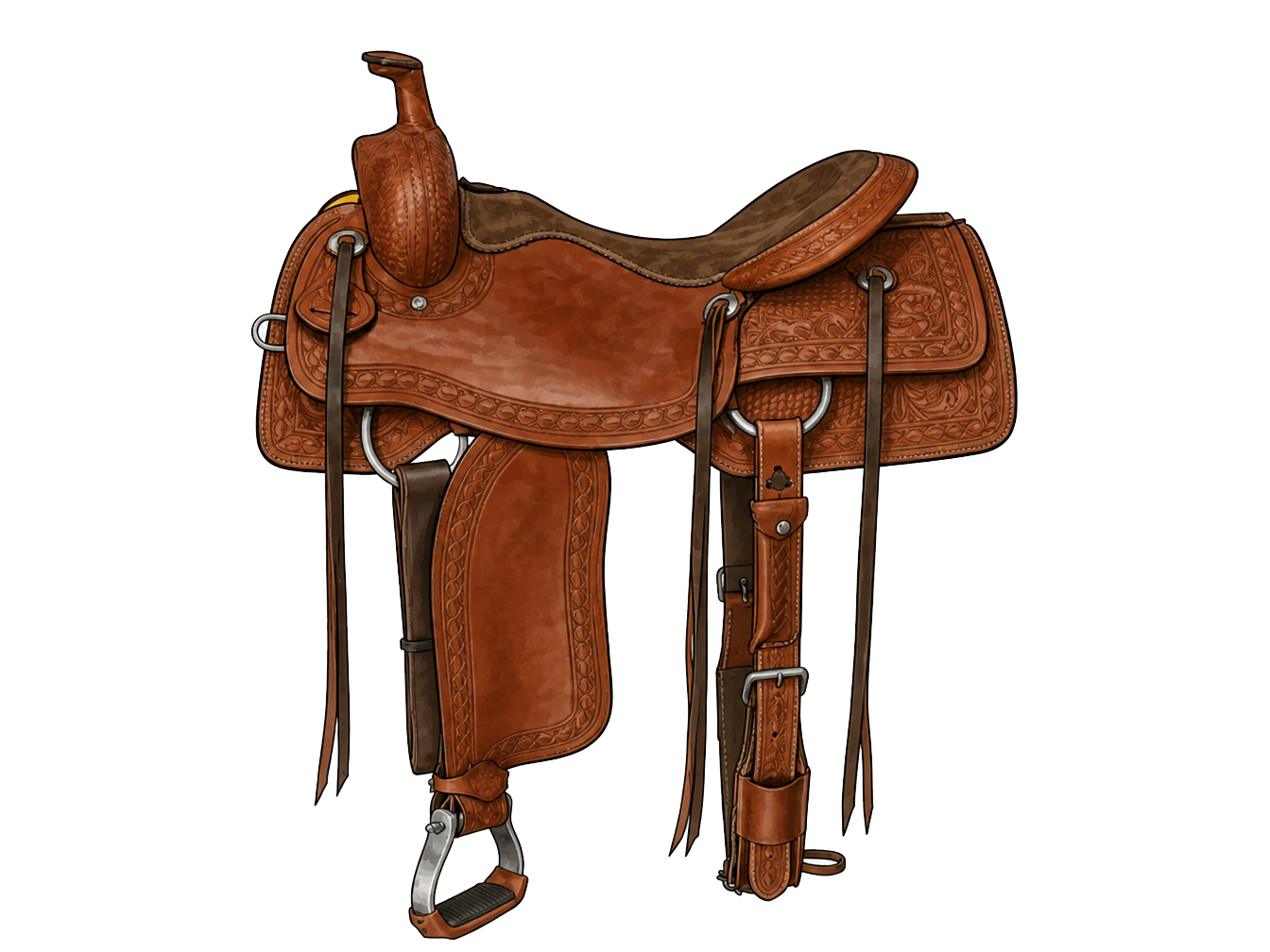 Western saddle example